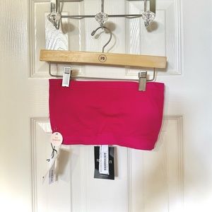 pink seamless bandeau top!